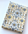 Bild 1 von Baumwollstoff - Indien  - blockprint Handdruck Ornamentmuster - 50 cm