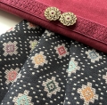 Bild 2 von Gobelin Jacquard - Dirndlstoff  gewebt  - schwarz multicolor   - 180 cm