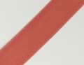 Gummiband für Trachtengürtel - 3,5 cm  - koralle - Dirndlgürtel elastisch gewebt