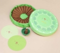 Bild 2 von Indische Räucherkegel - 25 Sück inkl. Ton-Untersetzer in handbemalter Geschenkbox -  Tulsi 