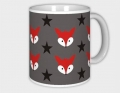 Tasse Herr FUCHS grau