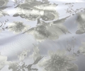 Bild 1 von Italienischer Jacquard - gewebt  Ton-in-Ton weiß gold - 50 cm