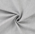 Bild 1 von Fischgrat Halbleinen Baumwoll-Leinenstoff - Twill  - hellgrau -  50 cm