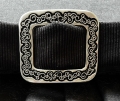 Bild 1 von Dirndlschnalle Gürtel - Metall - silberfarben - 40mm