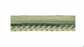 Paspel Paspol  / Biese Satin - gedreht - 10 mm breit - altgrün - Farbe 63