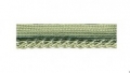 Paspel Paspol  / Biese Satin - gedreht - 10 mm breit - altgrün - Farbe 63     480cm