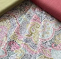 Bild 1 von Trachten Dirndl Stoff - knitterarm - Paisley Mandala groß - multicolor - 2x110cm
