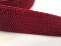 Gummiband für Trachtengürtel - 3 cm  - dunkelrot Dirndlgürtel elastisch gewebt