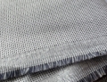 Bild 2 von Karo Stoff 5 - hellblau blaugrau - garngefärbt - leichter Glanz  - 100 cm