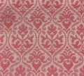 Bild 2 von Jacquard Mischgewebe knitterfrei Ornamentmuster - koralle korallenrot - 50 cm