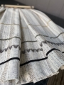 Bild 4 von Reststück Jacquard Bänderoptik  Bordürenstoff Mischgewebe -knitterarm - Streifen quer - 150 cm