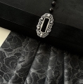 Bild 1 von SamtcordJacquard-Dirndl Stoffpaket Spenzer Rock monochrom Julia