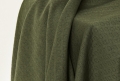 Reststück Strickstoff mit zartem Lochmuster - olive - 190 cm
