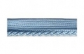Paspel Paspol  / Biese Satin - gedreht - 10 mm breit - hellblau - Farbe 3