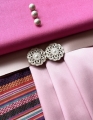 Bild 2 von Jacquard-Dirndl Stoffpaket Querstreifen Barbara 3