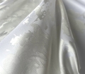 Bild 2 von Italienischer Jacquard - gewebt  Ton-in-Ton weiß gold - 50 cm