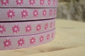 Bild 2 von Webband EDELWEISS - silber/pink/silber glitzer