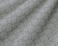 Dirndl Stoff Baumwollsatin Blumenornament - grau Ton in Ton - 50 cm