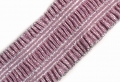 Gummiband für Trachtengürtel - 4 cm  - Falten lavendel silber Dirndlgürtel elastisch