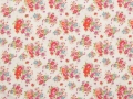 Bild 2 von Reststück Dirndl Stoff Blumen - weiß - 95 cm