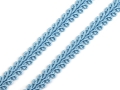 Borte Posamentborte - 10 mm breit - hellblau