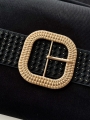 Bild 2 von Gürtelschnalle mit Dorn - Schließe - Metall goldfarben -  50 mm 