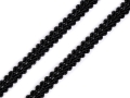 Borte Posamentborte - 8 mm breit - schwarz