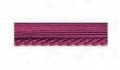 Paspel Paspol  / Biese Satin - gedreht - 10 mm breit -dunkle beere - Farbe 89