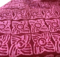 Bild 1 von Baumwollstoff Voile - Blumen  - rot pink  - 50 cm