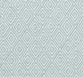 Bild 1 von Jacquard Dirndl Stoff- knitterfrei - Ornamentmuster - altblau creme - 190 cm