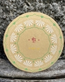 Indische Räucherkegel - 25 Stück inkl. Ton-Untersetzer in handbemalter Geschenkbox -  Sandelholz
