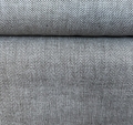 Fischgrat Baumwoll-Leinenstoff - Twill  - dunkelgrün -  50 cm