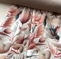 Bild 2 von Trachten Dirndl Stoff - knitterarm - Blumenmuster - beige pastell - 190 cm