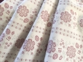 Trachten Dirndl Stoff  - Blumenranken - knitterarm - altrosa - Rapport 100x150cm