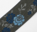 Gummiband für Trachtengürtel - 4 cm  - Rosen Dirndlgürtel elastisch 