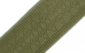 Gummiband für Trachtengürtel - 5 cm  - hell olivgrün pastell Dirndlgürtel elastisch gewebt 