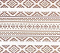 Bild 3 von Jacquard Dirndl Stoff Querstreifen - knitterfrei- Streifen - creme senfgelb kupfer - 220 cm
