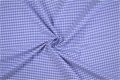Reststück VICHY KARO-Stoff - mittelblau - 3 mm Karo - 65 cm
