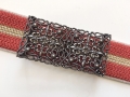 Dirndlschnalle Schließe  Schürze - Metall - antik