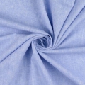 Bild 2 von Baumwoll-Leinenstoff - Twill  - blau -  50 cm