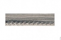 Paspel Paspol  / Biese Satin - gedreht - 10 mm breit - silbergrau - Farbe 41