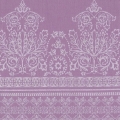 Bild 1 von Trachten Dirndl Stoff  - Blumenbordüre  - knitterarm - altrosa - Rapport 150x135cm