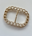 Bild 2 von Dirndlschnalle Schließe Gürtel Schürze - Metall - goldfarben - 45mm