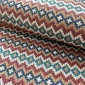 Bild 2 von Reststück Gobelin Jacquard - Dirndlstoff  gewebt  geometrisches Muster - multicolor - 70cm