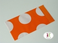 Geschenktasche - Punkte orange - 10 Stück - S