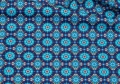 Blumen Ornamente blau - 50 cm