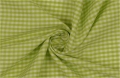 Reststück VICHY KARO-Stoff - hellgrün - 3 mm Karo - 70 cm