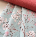 Bild 1 von DirndlSchwestern-Wickelrock Nähpaket Blumen aqua