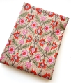 Bild 1 von Reststück Baumwollstoff - Indien  - blockprint Handdruck Blumen - 145 cm