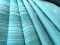 Bild 2 von Jacquard - Dirndlstoff  gewebt  - Türkis-Zartblautöne - 50 cm